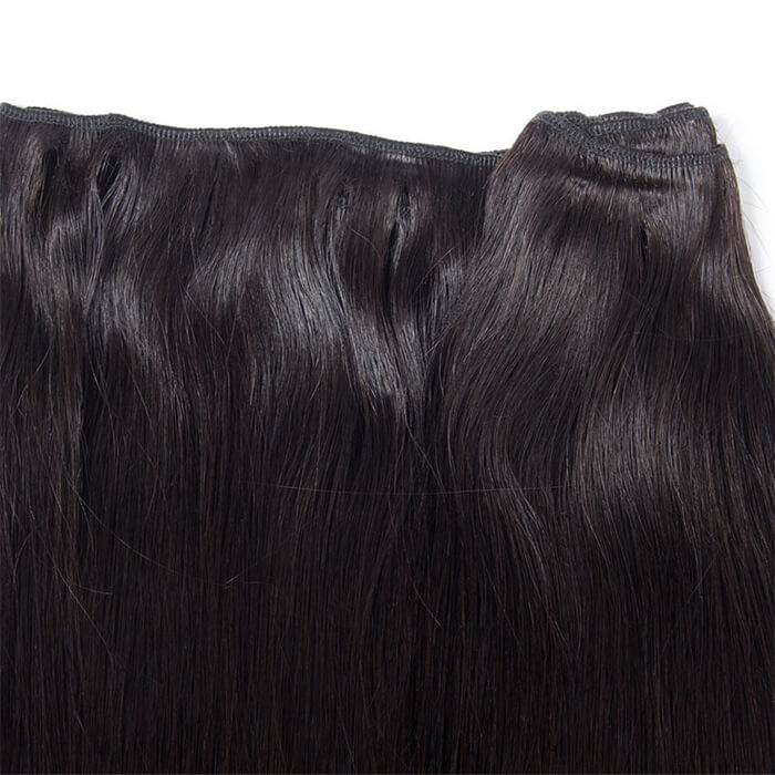 Peruvian Straight Hair 3/4 Bundle Deals Unprocessed Virgin Human Hair Extensions In Stock