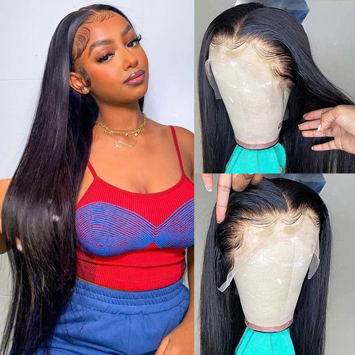 Skin Melt HD Lace Wigs 13x4 Lace Front Wigs Straight Human Hair Wigs