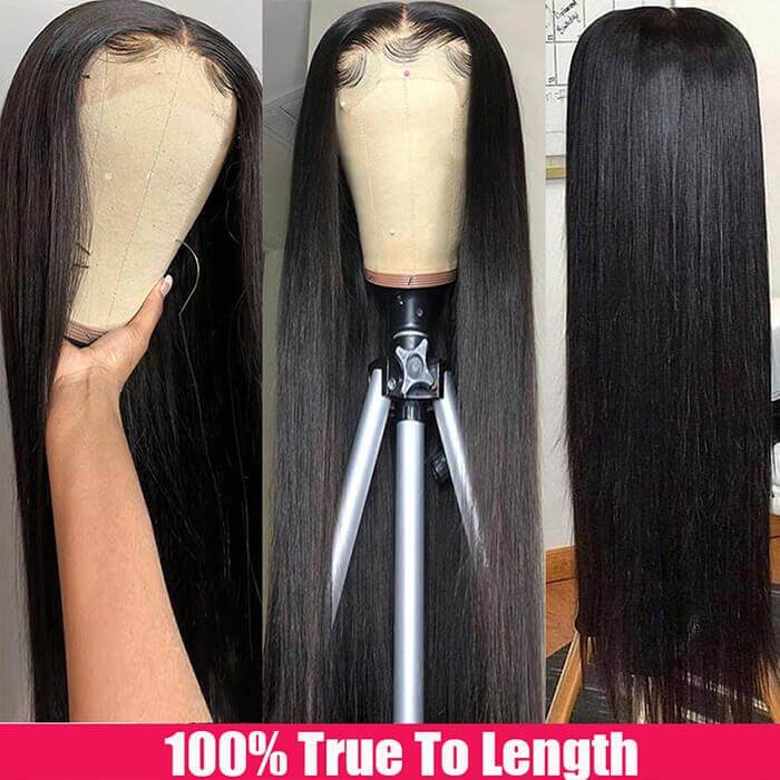 HD Lace Wigs 13*4 Frontal Wigs Skin Melt Transparent Human Hair Wigs