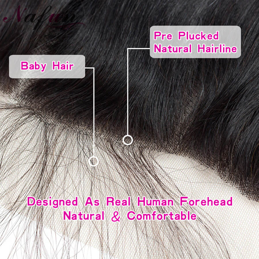 HD Transparent Lace Frontal Straight 13x4 Ear to Ear Lace Frontal Human Hair 12A Quality