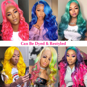 613 Lace Frontal Wigs Body Wave Blonde Human Hair Wigs 13x4 13x6 HD Transparent Lace Wigs