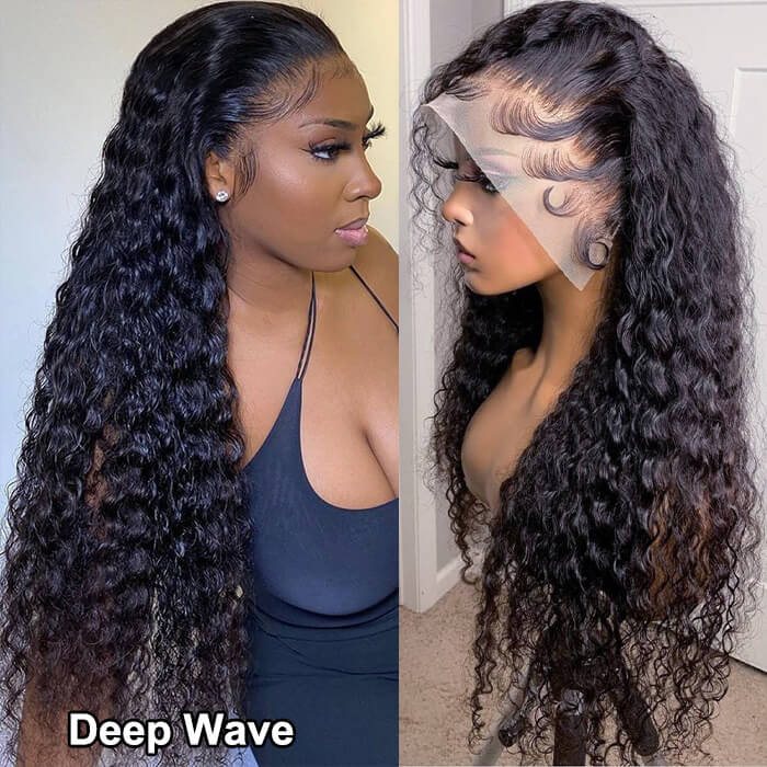 HD Lace Wigs 13*4 Frontal Wigs Skin Melt Transparent Human Hair Wigs