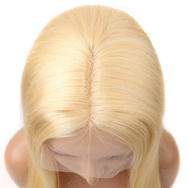 Straight 613 Wigs Blonde 13*4 Lace Front Wigs Affordable 4*4 Closure Wigs 150% Density