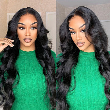 Skin Melt HD Lace Wigs Body Wave 13*4 Lace Front Wigs Human Hair Real Transparent Lace