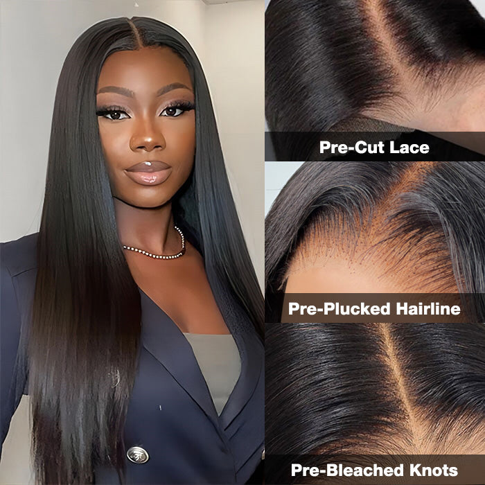 Bleached Knots | 7x5 Pre Cut HD Lace Closure Wigs Wear & Go Glueless Wig