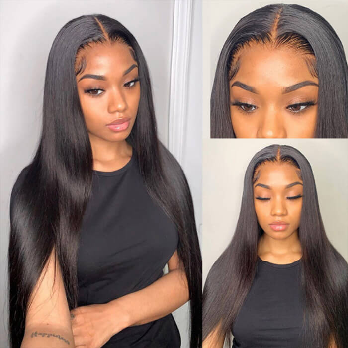 Skin Melt HD Lace Wigs 13*6 Lace Frontal Wigs Glueless Human Hair Wigs