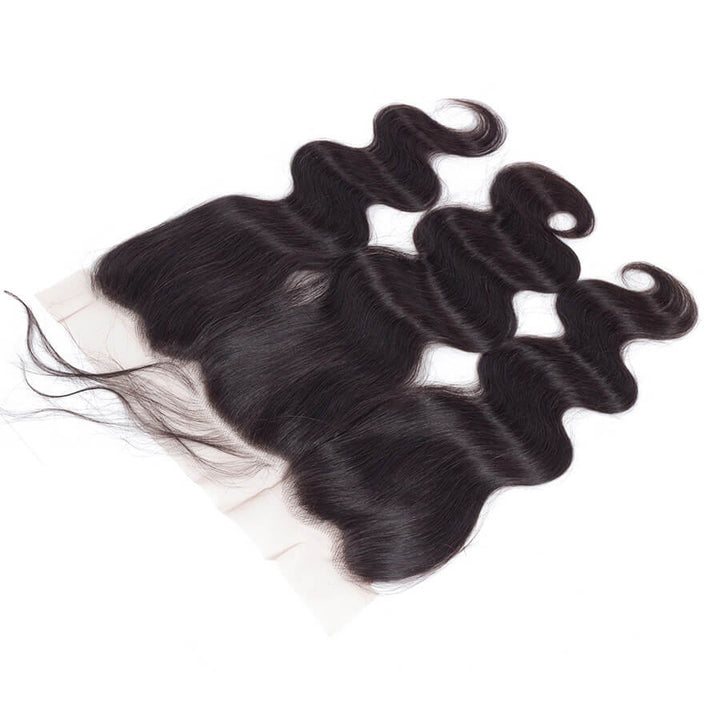 Peruvian Body Wave 4 Bundles With 13x4 Lace Frontal 10A Virgin Human Hair Bundles With Frontal Deal