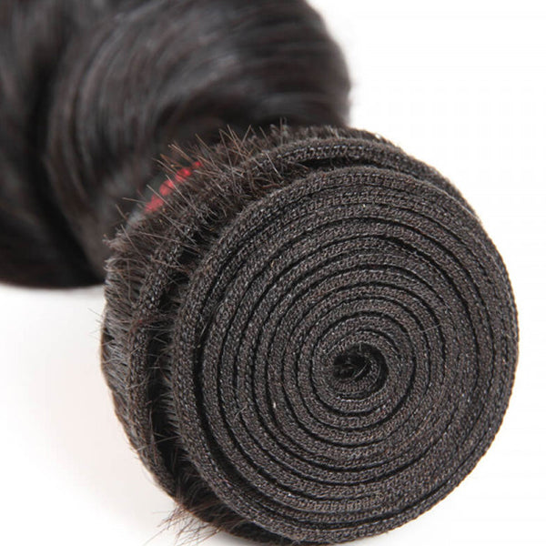 Malaysian Body Wave 3/4 Bundle Deals Unprocessed Virgin Human Hair Bundles Natural Black Color