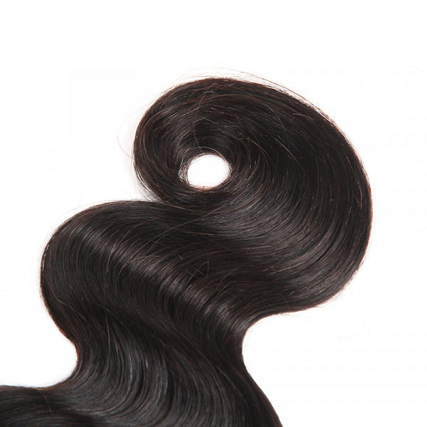 Malaysian Body Wave 3/4 Bundle Deals Unprocessed Virgin Human Hair Bundles Natural Black Color