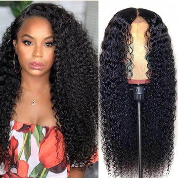 Curly Wigs 13*6 Full Lace Wigs Skin Melt HD Transparent Lace Frontal Wigs Glueless Human Hair Wigs