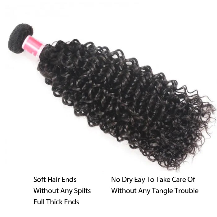 One Bundle Sale Curly Hair Weave Bundles 100% Unprocessed Virgin Human Hair