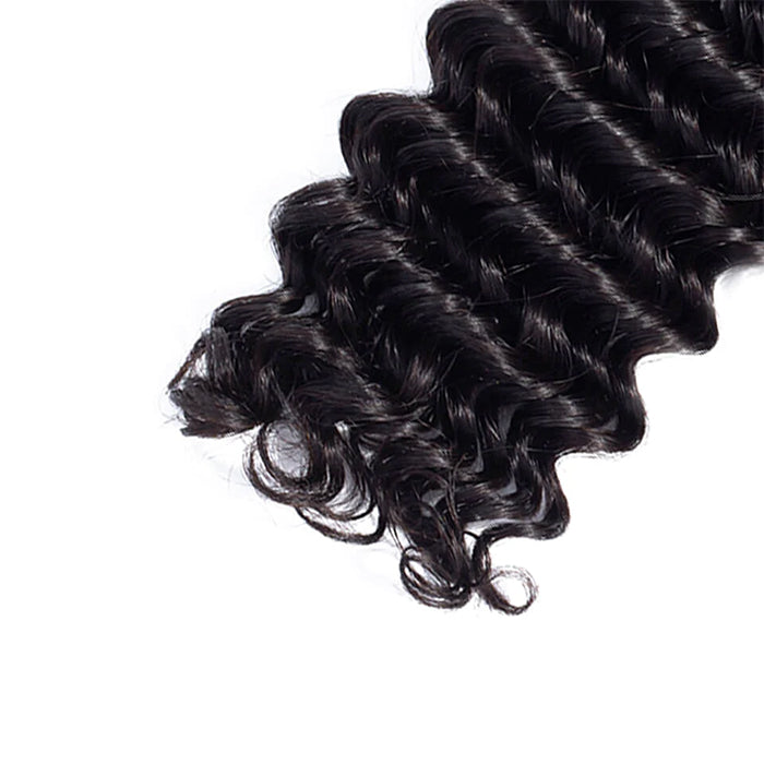 One Bundle Sale Deep Wave Bundles 100% Unprocessed Virgin Human Hair